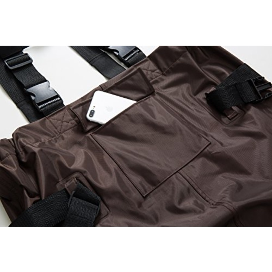 حذاء صيد بني اللون من Duck and - مراجعة Fishing Waders وسعره