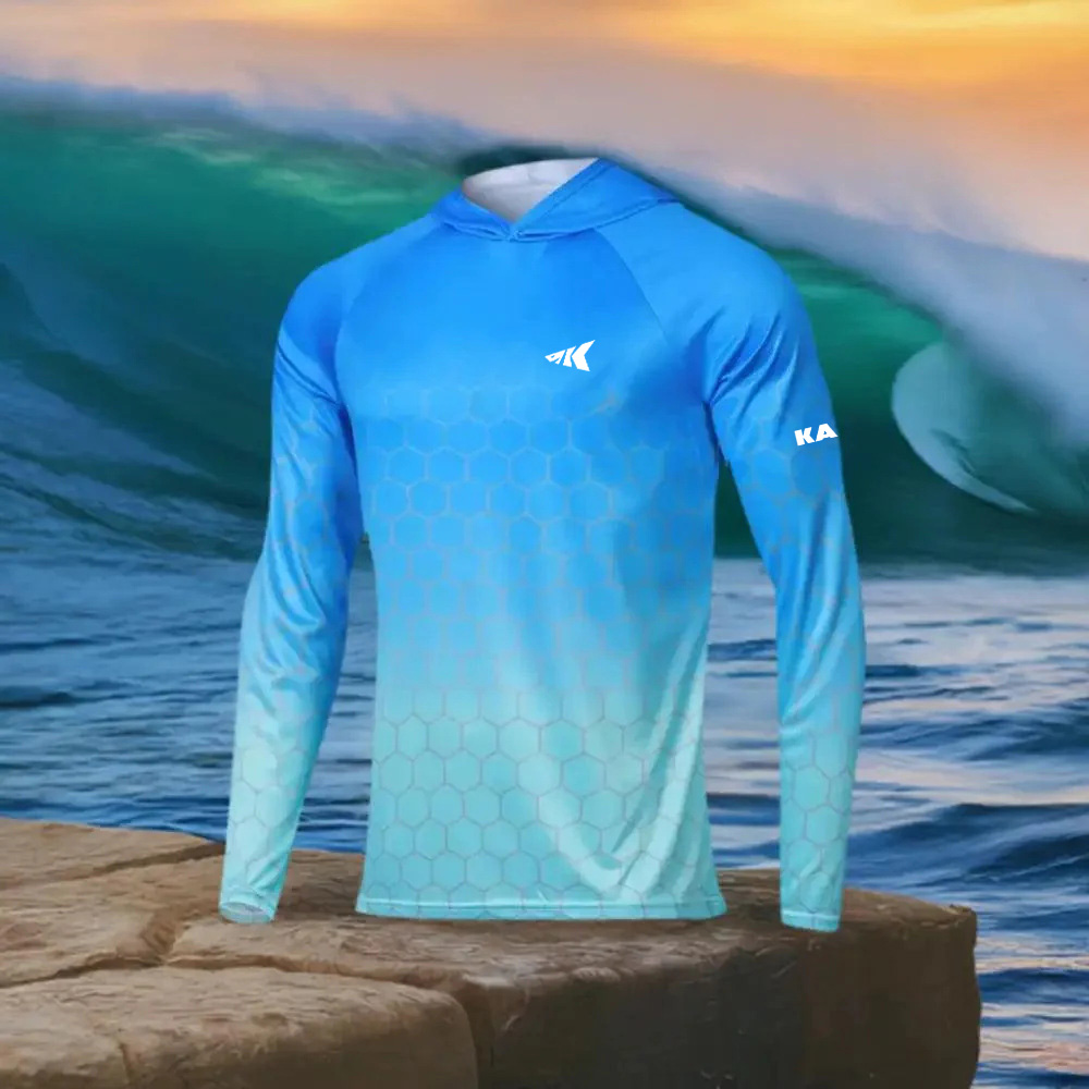 قميص صيد بغطاء للرأس للحماية م - مراجعة Fishing Shirt Uv Protection وسعره